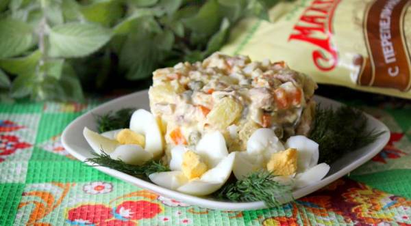 Зимний салат с говядиной и каперсами, пошаговый рецепт с фото