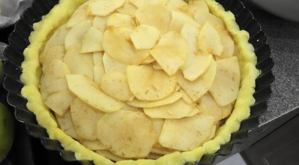 Яблочный пирог (Tarte vergeoise aux pommes), пошаговый рецепт с фото