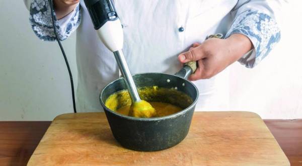 Тыквенный суп  с креветками, кокосом и имбирем , пошаговый рецепт с фото
