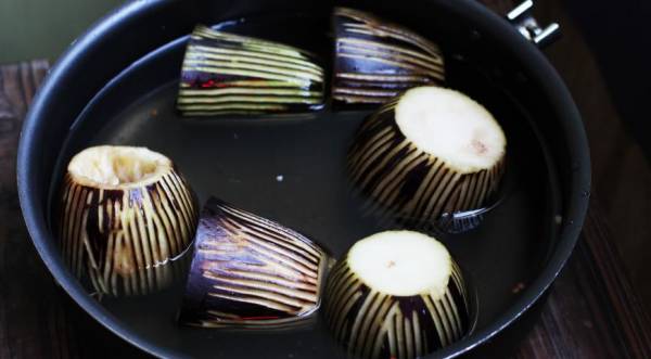 Кебабы в баклажановых горшочках, пошаговый рецепт с фото