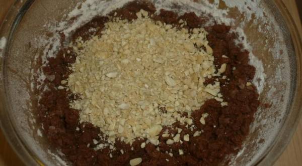 Шоколадное печенье с орехами, пошаговый рецепт с фото