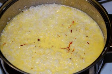 Шафрановый рис с сыром