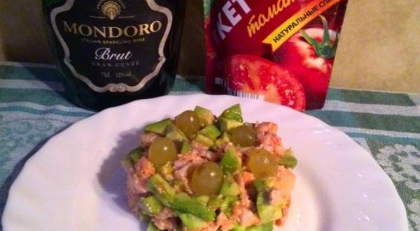 Салат из семги с авокадо, пошаговый рецепт с фото