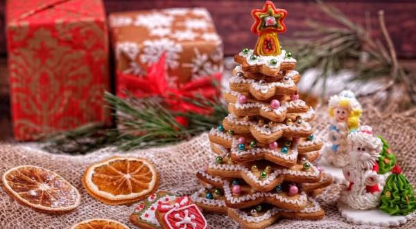 Рождественская имбирная елка, пошаговый рецепт с фото