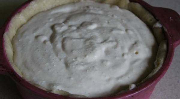 Песочный пирог с творогом и хурмой, пошаговый рецепт с фото