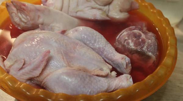 Холодец из мяса и курицы, пошаговый рецепт с фото