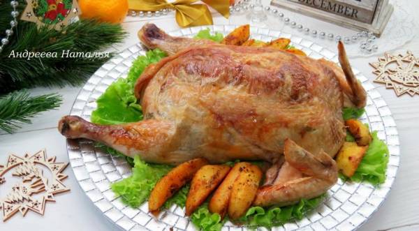 Курица, фаршированная блинами, пошаговый рецепт с фото