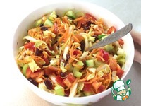 Овощной салат с фасолью "Дамский идеал"