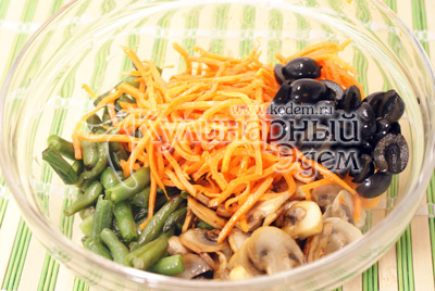 Салат с корейской морковкой «Вкусно и быстро»